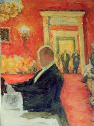 Retrato de Sergei Prokofiev trabajando, 1937